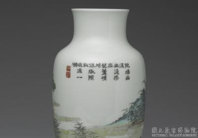 图片[2]-Vase with “Brewing Tea on a Boat” motif in yangcai painted enamels, Qianlong reign (1736-1795), Qing dynasty-China Archive